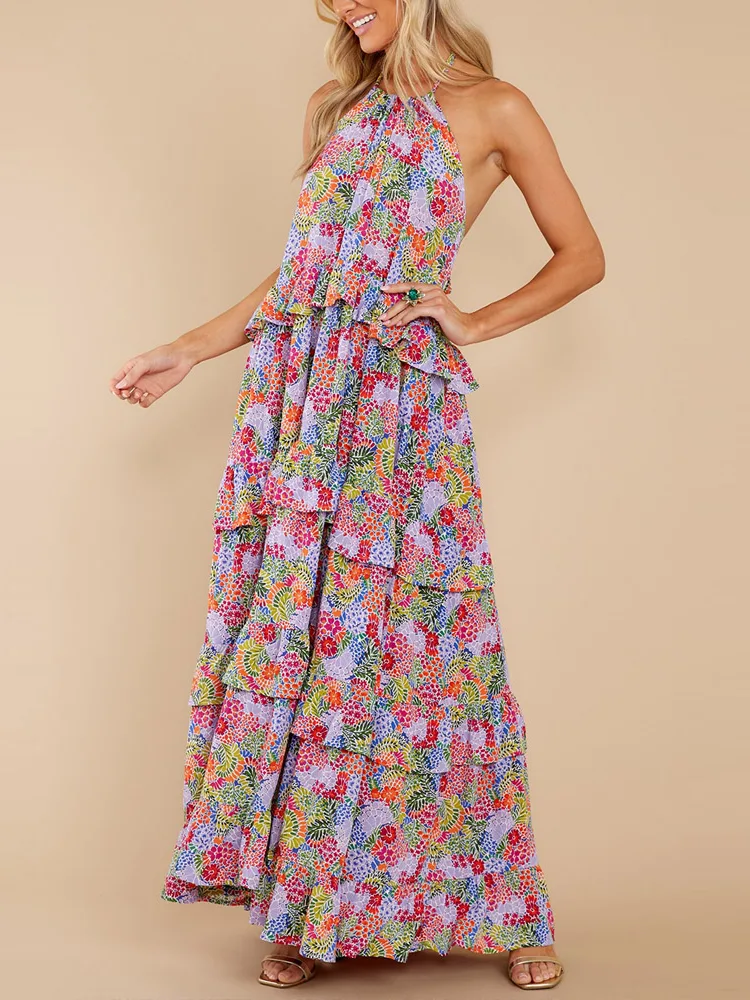 Discover the Timeless Elegance of Floral Print Cotton Maxi Dresses